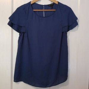 Banana Republic Blue top with back detail
